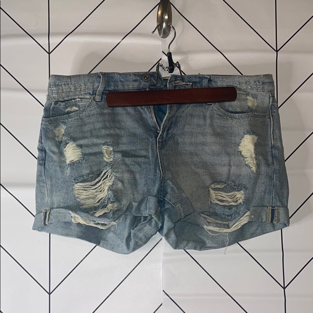 Light blue Jean shorts